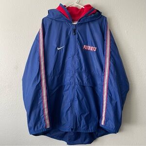 Vintage 90s New England Patriots Windbreaker Size XL PRO LINE Patriots Jacket